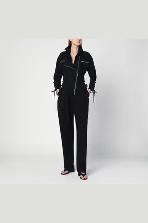 Isabel Marant Tuta Irianna nera in cotone