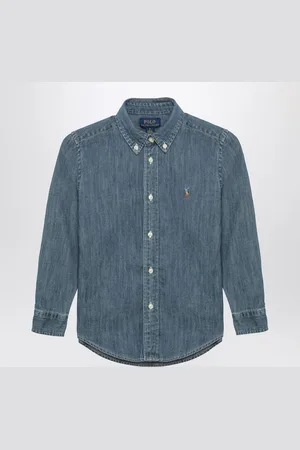Ralph Lauren Camicia button-down blu in denim
