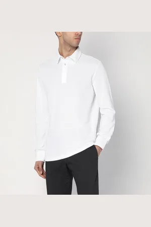 Loro Piana Polo bianca in cotone