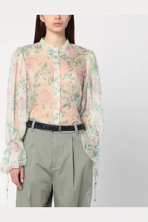 Chloé Blusa con stampa floreale in seta