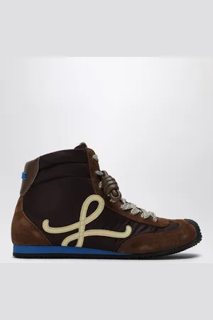 Loewe Sneaker alta Ballet Runner 2.0 marrone/gialla