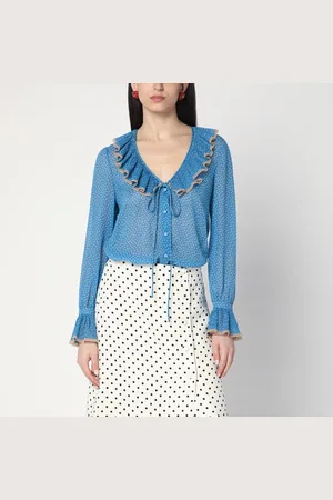 VALENTINO Camicia in Light Georgette stampa Plusdepois