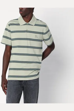 Burberry Polo a righe in cotone piqué