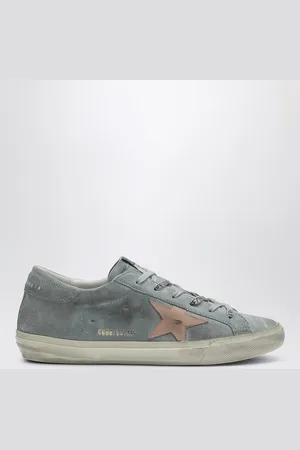 Golden Goose Sneaker bassa Super-star grigia in suede