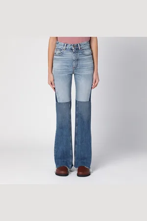 Chloé Jeans patchwork tricolore in denim