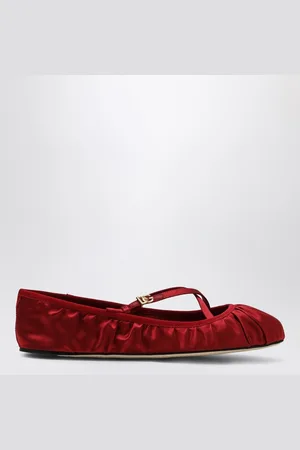 Dolce & Gabbana Ballerine in raso rosse