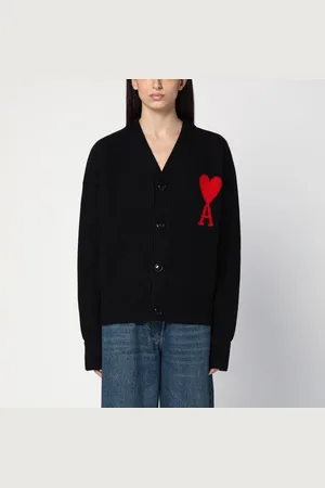 Ami Cardigan Ami De Coeur nero