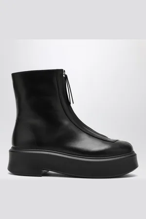 The Row Stivale Zipped Boot I nero in pelle