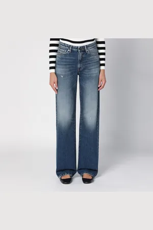 SEMICOUTURE Jeans ampio Jennifer blu slavato