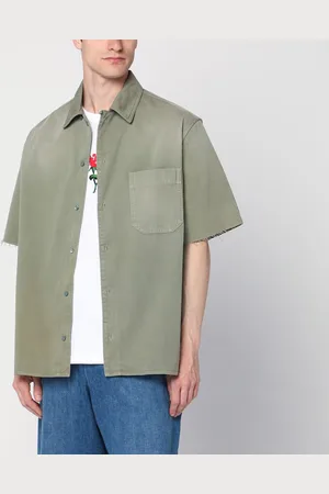 Loewe Camicia salvia in cotone