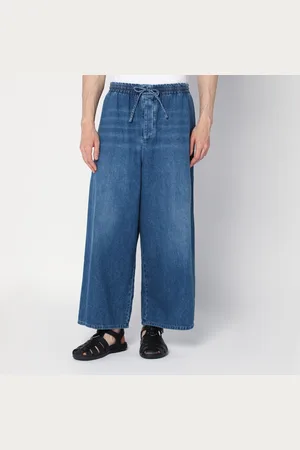Loewe Jeans blu slavati in denim leggero