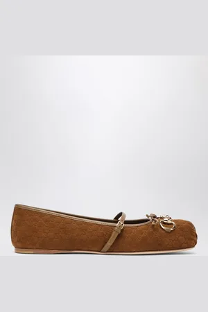 Gucci Ballerina punta tonda Horsebit Ballerina