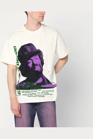 AWAKE NY T-shirt color crema con Gil Scott-Heron
