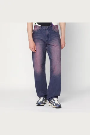 AWAKE NY Jeans rosa effetto slavato