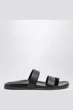 The Row Hugh Sandalo in pelle nero