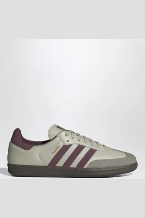 adidas Sneaker Samba OG Putty Grey/Maroon/Gold Metallic