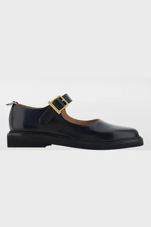 Thom Browne Ballerine Mary Jane in pelle nera lucida