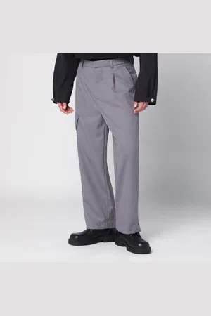 OAMC Pantaloni Peacemaker grigi in misto lana