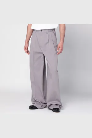 Maison Margiela Pantalone ampio grigio in cotone