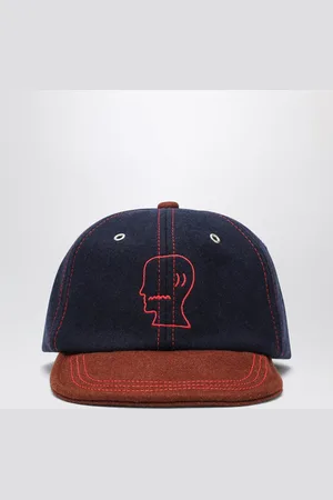Brain Dead Cappello con visiera in flanella navi