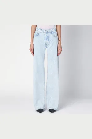 ANINE BING Jeans ampio azzurro in denim