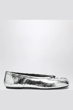Maison Margiela Ballerina Tabi argento a specchio