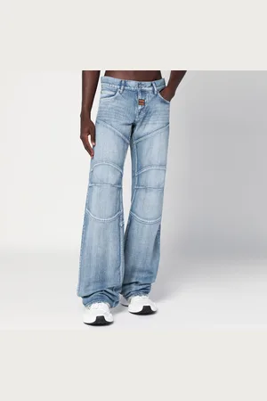 Balenciaga Jeans ampio azzurro chiaro slavato