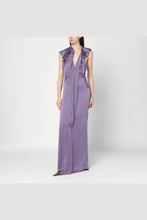Victoria Beckham Abito lungo drappeggiato color Iris