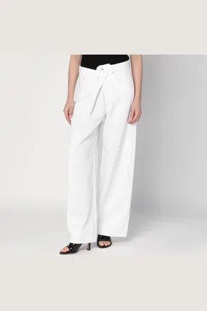 AGOLDE Jeans ampio Vana Fold bianco