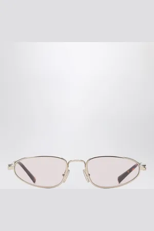 Miu Miu Occhiali da sole Logo Pale Gold