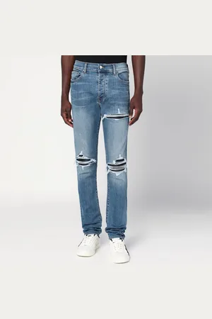 AMIRI Jeans skinny blu con strappi