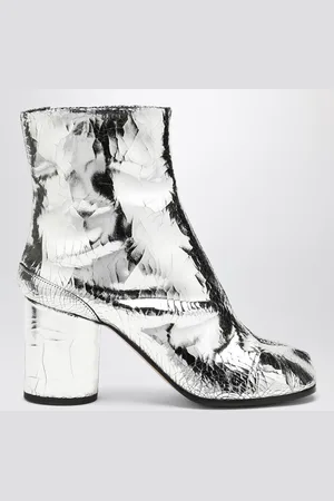 Maison Margiela Stivaletto Tabi broken mirror argento