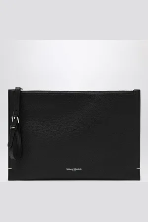 Maison Margiela Portatutto grande in pelle con logo