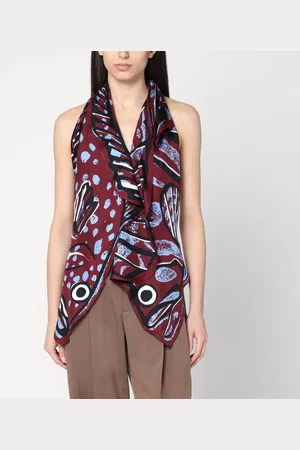 Bottega Veneta Top in twill di seta stampata