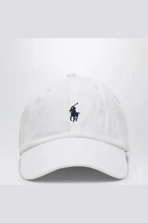 Ralph Lauren Cappello da baseball bianco con logo