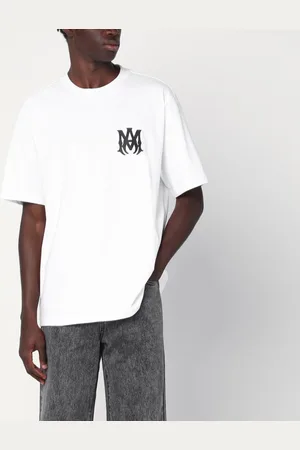 AMIRI T-shirt bianca in cotone con logo