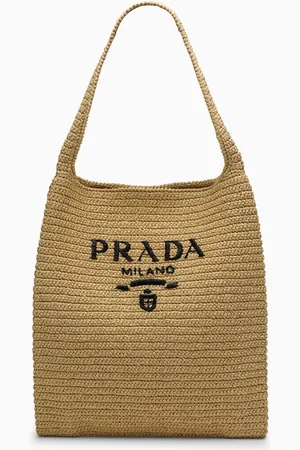 Prada Borsa tote in rafia
