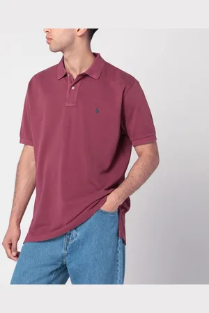 Ralph Lauren Polo color rosso vino slavato in cotone