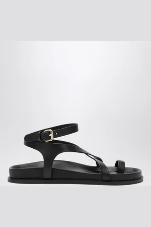 A.Emery The Jalen Slim Sandals neri in pelle