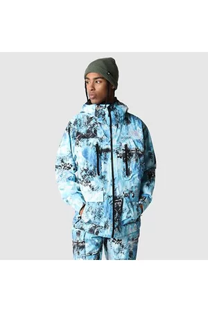 The North Face Uomo Giacche - The North Face Giacca Dragline Con Stampa Da Uomo Norse Blue Cole Navin Never A Face Print Taglia M Uomo