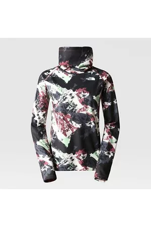 The North Face Donna T-shirt - The North Face T-shirt Dragline Strato Base Da Donna Wild Ginger Mountaintop Print Taglia M Donna