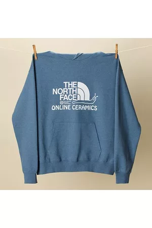 The North Face Uomo Felpe - The North Face Felpa Con Cappuccio Tnf X Online Ceramics Graphic Blue Regrind Taglia L Uomo