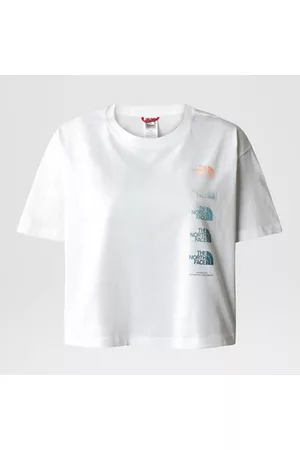 The North Face Donna T-shirt - The North Face T-shirt Graphic Corta In Vita Da Donna Gardenia White Taglia L Donna