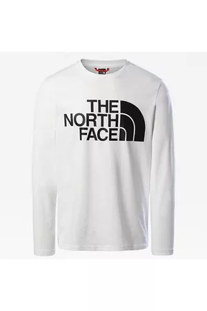 The North Face Uomo T-shirt - The North Face T-shirt A Maniche Lunghe Standard Da Uomo Tnf White Taglia L Uomo