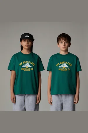 The North Face T-shirt Oversize Varsity Con Grafica Da Ragazzi