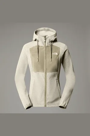 The North Face Felpa In Pile Homesafe Con Cerniera Integrale E Cappuccio Da Donna