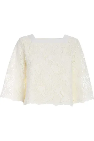 See by Chloé Blusa in pizzo color avorio