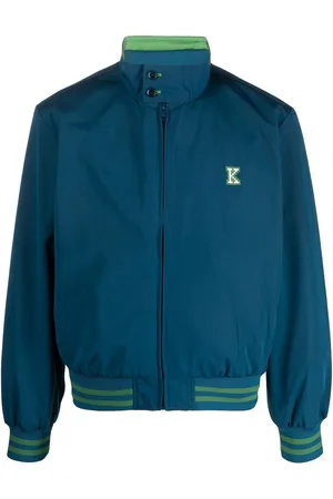 Kenzo Giacca con logo e finiture a righe