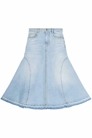 Ganni Gonna in denim di cotone biologico