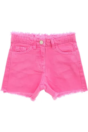 MONNALISA Shorts in denim con ricamo Bugs Bunny